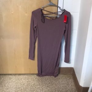 Dark Lavender bodycon dress